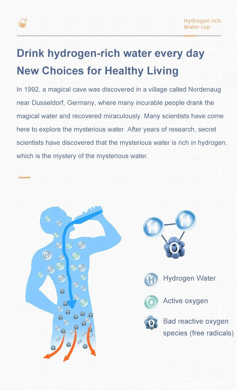 HydroGenie™ Hydrogen Water Bottle