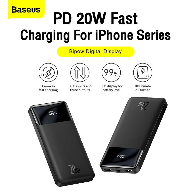 Power Bank 20000mAh Portable Charger