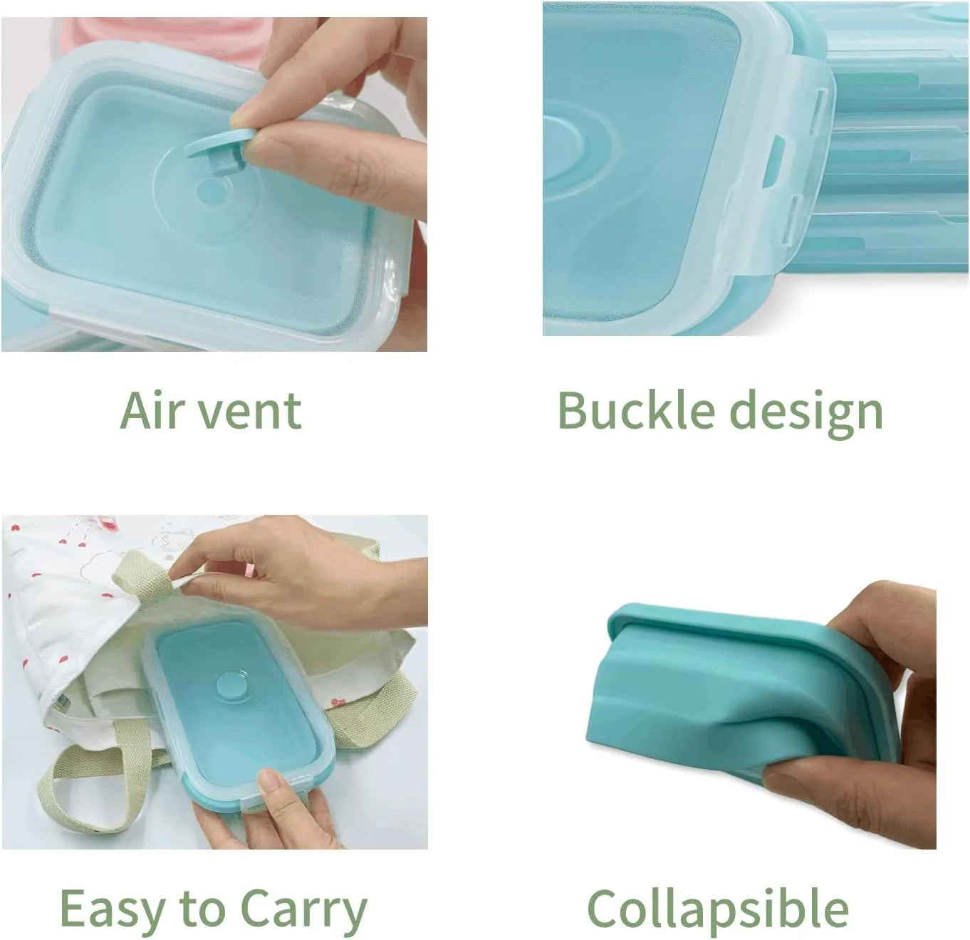 Pop’nStore Silicone Food Containers