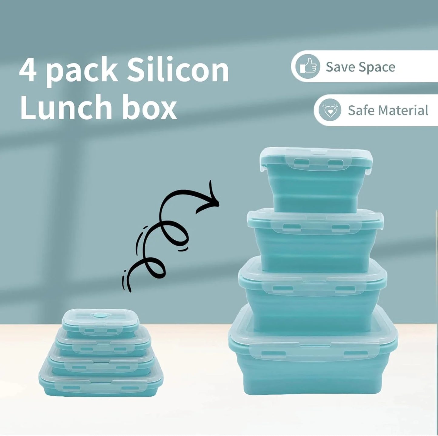 Pop’nStore Silicone Food Containers